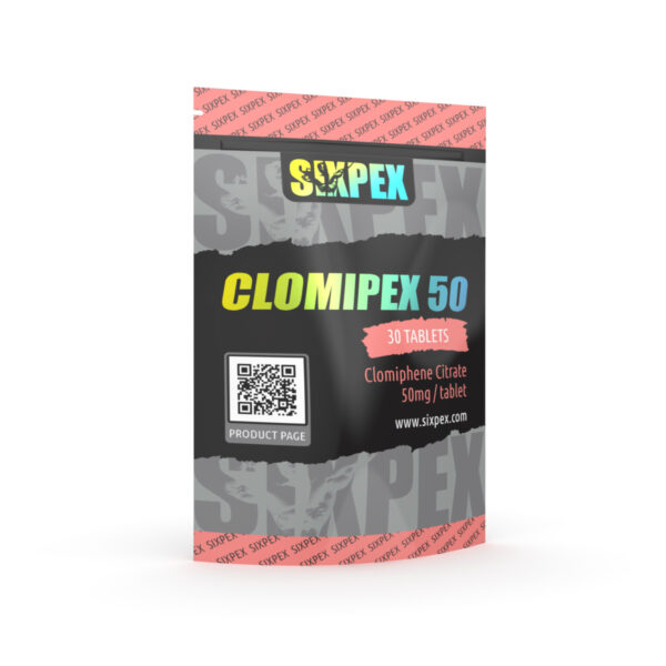 SixPex Clomipex Clomiphene 50mg x 30 tabs x 10